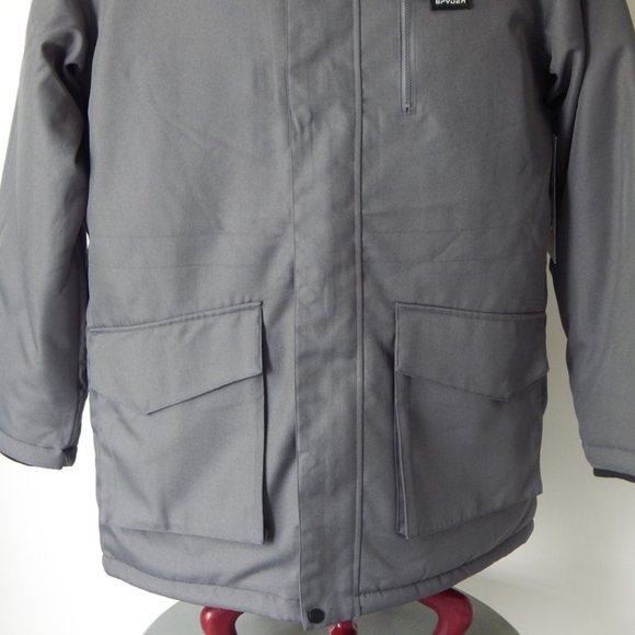 SPYDER POLAR Parka Jacket Waterproof ThermaWEB Insulation Gray Men’s XL NWT - Picture 10 of 15